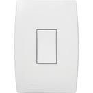 Conjunto Soprano Ilus 4X2 Branco Com Placa(1Paralelo Vertical) 5Ta99043 Conjunto Soprano Ilus 4X2 Branco Com Placa(1Paralelo Vertical) 5Ta99043