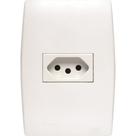 Conjunto Soprano Ilus 4X2 Branco Com Placa(1Tomada 10A) 5Ub99052 Conjunto Soprano Ilus 4X2 Branco Com Placa(1Tomada 10A) 5Ub99052