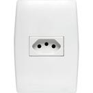 Conjunto Soprano Ilus 4X2 Branco Com Placa(1Tomada 20A) 5Ub99050 Conjunto Soprano Ilus 4X2 Branco Com Placa(1Tomada 20A) 5Ub99050