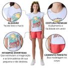 Conjunto Sortido 2 Peças de Roupas Juvenil Meninas Verão Tamanho:12Cor:Sortido