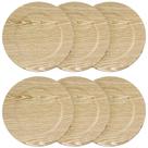 Conjunto Sousplat Colonial Natural Jogo Americano 6 Peças