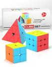 Conjunto Speed Cube Vdealen 2x2x2 3x3x3 Pyramid sem adesivo