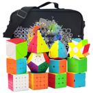 Conjunto Speed Cubes I-xun Large, pacote com 12 unidades, com bolsa de armazenamento sem adesivo