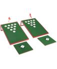 Conjunto SPRAWL Golf Cornhole, tabuleiros de 90 x 60 cm, jogo ao ar livre de 10 kg
