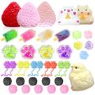 Conjunto Squishyies babyye com 39 peças de brinquedos antiestresse