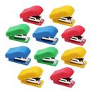 Conjunto Stapler Chnee Mini Office 10 com grampos 10 e 3000 unidades Conjunto Stapler Chnee Mini Office 10 com grampos 10 e 3000 unidades
