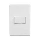 Conjunto Stella Steck Interruptor Simples Horizontal Branco 10A 250V Conjunto Stella Steck Interruptor Simples Horizontal Branco 10A 250V