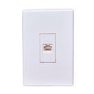 Conjunto stella steck rj45 8 vias informatica vertical branco