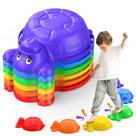 Conjunto Stepping Stones and Balance Beams Dufvrpe Turtle Kids