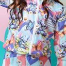 Conjunto Stitch Infantil em Crepe Alfaiataria