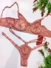 Conjunto strappy rose