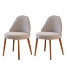 Conjunto Suíça com 2 Cadeiras Madeira Moderna Mobília