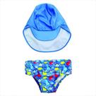 Conjunto sunga E bone azul dino 0-6M basic +