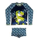 Conjunto Sunga Infantil Com Blusa Proteção Uv50 Térmica Dry