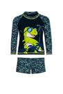 Conjunto Sunga Infantil Com Blusa Proteção Uv50 Térmica Dry