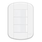 Conjunto Suporte e Placa 4x2 com 3 Interruptores Simples 10A 250V~ Linha Blanc Fame 3912