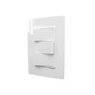 Conjunto Suporte e Placa 4x2 com 3 Interruptores Simples 10A Vivaz Ilumi - 7819