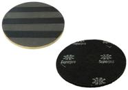 Conjunto Suporte para disco de limpeza com tiras autocolantes COM flange CLEANER 410 mm + Disco Removedor Preto 410 mm Bettanin