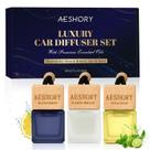 Conjunto suspenso de purificador de ar para carro Aeshory Bluemarine 3x8 ml