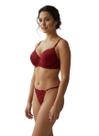 Conjunto Sutiã Bojo Reforçado Calcinha Fio Duplo Regulagem Detalhe Renda Lingerie Feminina