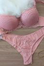 Conjunto Sutiã e Calcinha Com Bojo Renda Romance Cod - 0753