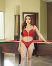 Conjunto Sutiã e Calcinha com Bojo Vermelho - COD. 3028