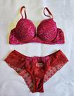 Conjunto sutiã e fio M Lagasi pink rubi renda
