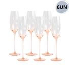 Conjunto Taça Champanhe Espumante Vidro Rose 220ml C/6 Un Conjunto Taça Champanhe Espumante Vidro Rose 220ml C/6 Un