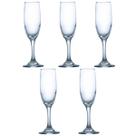 Conjunto Taça de vidro 180ML Champagne Nadir Com 5 Und