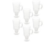 Conjunto Taça para Cappuccino 6 Peças 250 ml Lyor