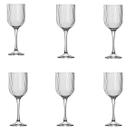 Conjunto Taças Fiore 6 Unidades Transparente 400ml Vinho Champanhe Nadir
