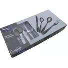 Conjunto Talheres 24 Peças Fratelli Sunshine Black inox cozinha faca garfo colher