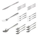 Conjunto Talheres Inox Garfo Colher Faca Luxo 72 Pçs