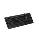 Conjunto Teclado e Mouse Com Fio - Preta
