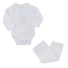 Conjunto Térmico Bebê Brandili Body e Calça Branco - 801520