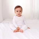 Conjunto Térmico Bebê Flanelado Ideal Para Inverno Branco