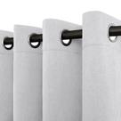 Conjunto térmico Curtain Easy-Going Blackout de 132 cm de 2 brancos acinzentados
