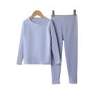Conjunto Térmico Infantil de Moletom e Pijama Longo de Algodão Conjunto Térmico Infantil de Moletom e Pijama Longo de Algodão