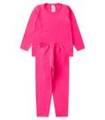 Conjunto Termico Infantil Segunda Pele Select Rosa