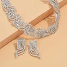 Conjunto Tiara Colar e Brincos Strass Cristal Luxo Conjunto Tiara Colar e Brincos Strass Cristal Luxo