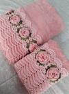 Conjunto toalha rose Conjunto toalha rose