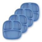 Conjunto Toddler Divided Plates Re-Play de 4 peças de 19 x 19 x 3 cm, azul