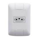 Conjunto Tomada 20 Amperes Branco Aria Placa 4x2 Tramontina