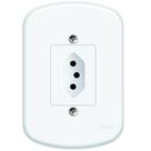Conjunto Tomada 2P+T 10A 250 Volts Blanc - 1349 - FAME