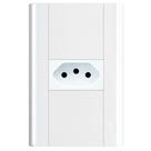 Conjunto Tomada 2p+t 10a 250 Volts Modulare - 1429 - Fame Tomada 10a C- Placa Modul. 1429 Fame