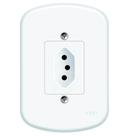 Conjunto Tomada 2P+T 20A 250 Volts Blanc -1350 - FAME