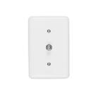 Conjunto Tomada Coaxial TV/Video Stylus Ilumi - Linha Stylus