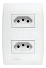 Conjunto Tomada Dupla 10A Soprano Siemens Ilus