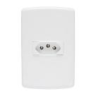 Conjunto Tomada Iriel 10a 220v 2 Polos + Terra 4x2 Branco Conjunto Tomada Iriel 10a 220v 2 Polos + Terra 4x2 Branco