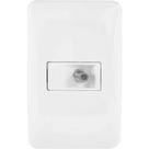 Conjunto Tomada Para Antena de TV Tipo F, 4x2 Lgx060, Pial POP